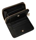 Calvin Klein Croc Embossed Monogram Hardware Flap Zip Around Wallet M Black Calvin Klein Croc Embossed Monogram Hardware Flap Zip Around Wallet M Black