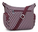 kipling Basic Print Gabbie S Crossbody 3DK Wine kipling Basic Print Gabbie S Crossbody 3DK Wine