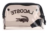 LACOSTE Double Make Up Pouch Transparent Noir Ermine