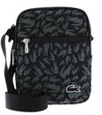 LACOSTE Flat Crossover Bag S Camo Croc Noir