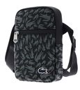 LACOSTE Flat Crossover Bag S Camo Croc Noir
