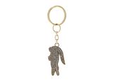 LACOSTE CC Key Ring Box Shiny Dark Silver LACOSTE CC Key Ring Box Shiny Dark Silver