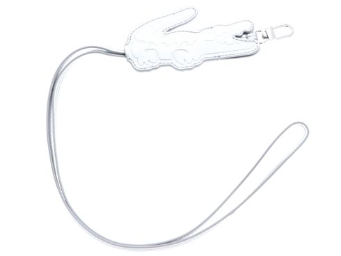 LACOSTE Key Holder Shiny Silver