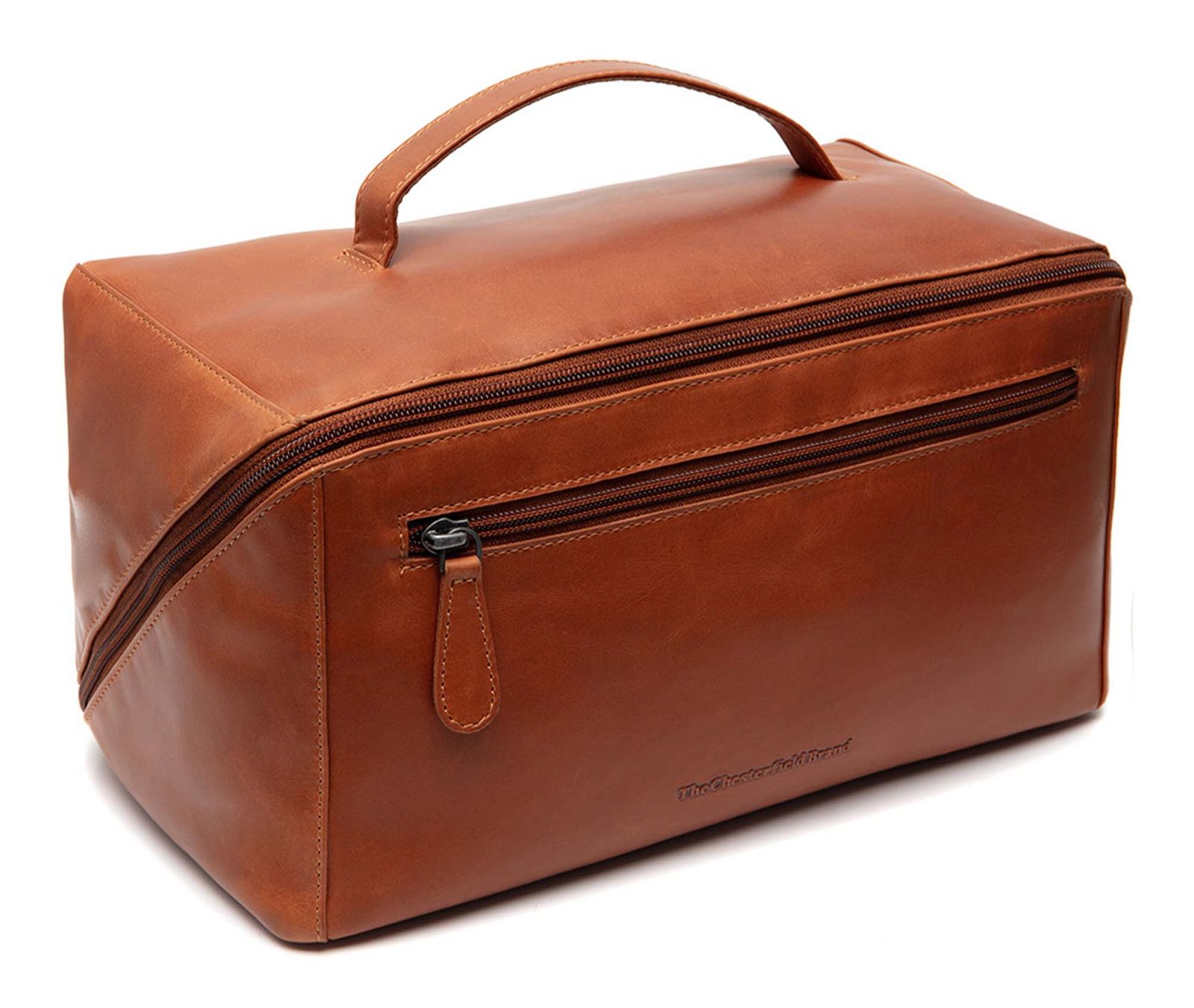 The Chesterfield Brand Trevia Toiletry Bag Cognac