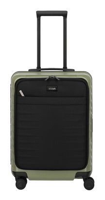 TITAN Overseas 4W Trolley With Front Pocket S Forest Green