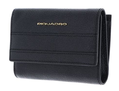 PIQUADRO Patricia Women's Trifold Wallet RFID S Black