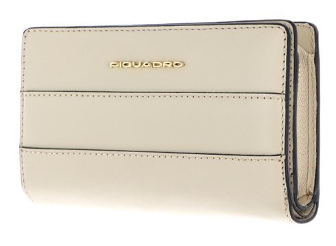 PIQUADRO Patricia Women's Bifold Wallet + RFID Beige
