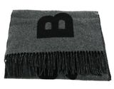 BOSS Rikard Knitted Scarf 35X180 Medium Grey