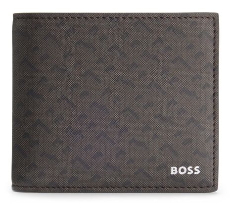 BOSS Zair 4 CC Coin Wallet Dark Brown