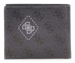 GUESS Milano Bifold Double Wallet M Black / White GUESS Milano Bifold Double Wallet M Black / White