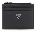 GUESS Milano Bifold Top Zip Wallet Black