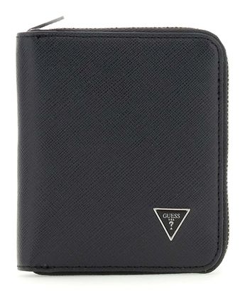 GUESS Milano Zip Around Wallet Black