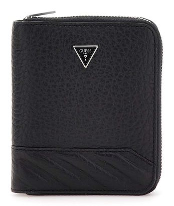 GUESS Torino Zip Around Wallet Black