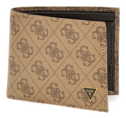 GUESS Milano Bifold No Coin Wallet M Beige / Brown