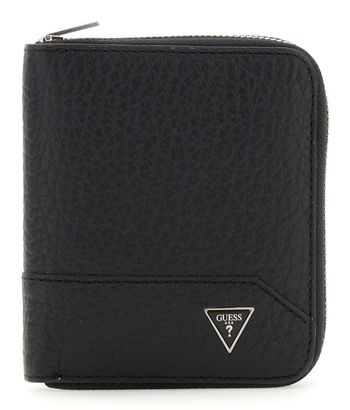 GUESS Torino Zip Around Wallet Black