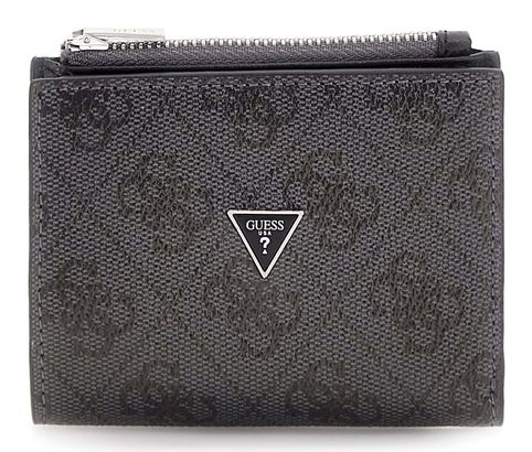 GUESS Milano Bifold Top Zip Wallet Black