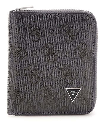 GUESS Milano Zip Around Wallet Black