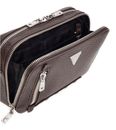 GUESS Torino Camera Bag Double Zip Dark Brown GUESS Torino Camera Bag Double Zip Dark Brown