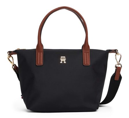 TOMMY HILFIGER Popette Mini Tote Bag Black TOMMY HILFIGER Popette Mini Tote Bag Black