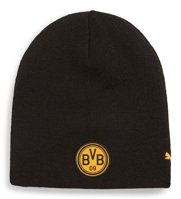 PUMA BVB Reversible Beanie Faster Yellow - Puma Black PUMA BVB Reversible Beanie Faster Yellow - Puma Black
