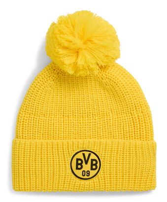 PUMA BVB Essential Beanie Jr. Faster Yellow - Puma Black PUMA BVB Essential Beanie Jr. Faster Yellow - Puma Black