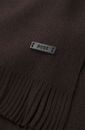 BOSS Albas Knitted Scarf Dark Brown BOSS Albas Knitted Scarf Dark Brown