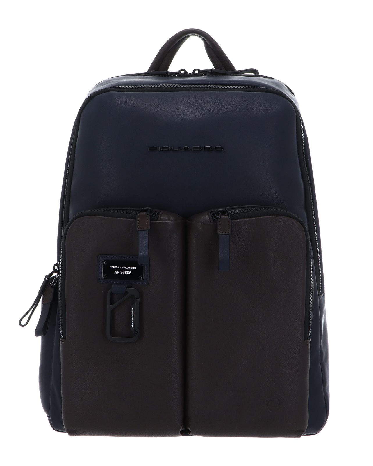 PIQUADRO Harper RFID Computer Backpack Blu / Testa Di Moro