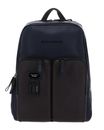 PIQUADRO Harper RFID Computer Backpack Blu / Testa Di Moro PIQUADRO Harper RFID Computer Backpack Blu / Testa Di Moro