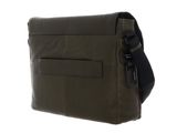 PIQUADRO Harper Messenger Bag 14" Verde / Testa Di Moro