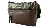 PIQUADRO Harper Exp. Bumbag Verde / Testa Di Moro