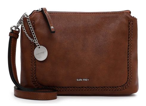SURI FREY SFY Piggy Handbag With Zipper M Cognac