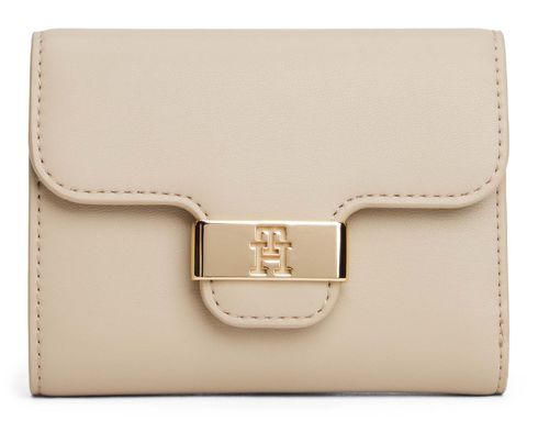 TOMMY HILFIGER TH Heritage Trifold Wallet Sandalwood