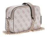 GUESS Noelle II Crossbody Camera Bag Dark Taupe Logo GUESS Noelle II Crossbody Camera Bag Dark Taupe Logo
