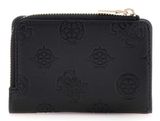 GUESS Laurel II SLG Zip Around Card Case Black Logo GUESS Laurel II SLG Zip Around Card Case Black Logo