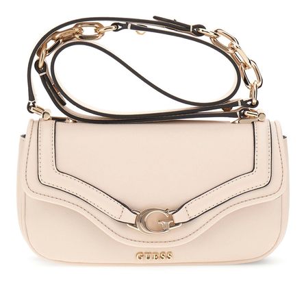 GUESS Dea Crossbody Flap Bag Creme White