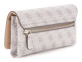 GUESS Noelle II Xbody Flap Organizer Dark Taupe Logo