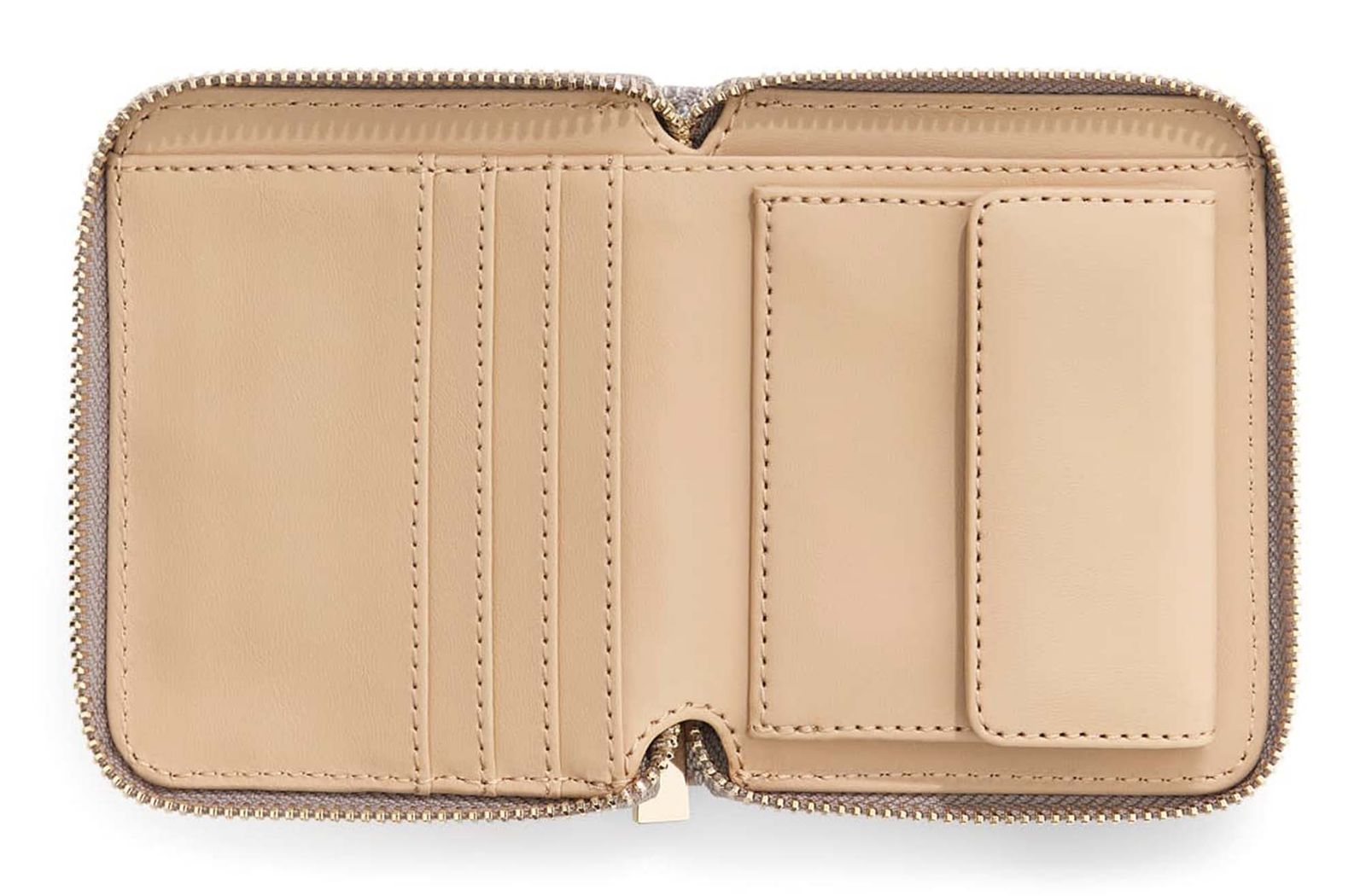 GUESS Laurel II SLG Small Zip Around Wallet Dark Taupe Logo GUESS Laurel II SLG Small Zip Around Wallet Dark Taupe Logo