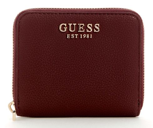 GUESS Laurel II SLG Small Zip Around Wallet Wine