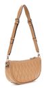 GUESS Valla Mini Top Zip Shoulder Bag Beige