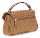 GUESS Valla Top Handle Flap Bag Beige GUESS Valla Top Handle Flap Bag Beige