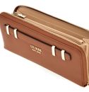 GUESS Gregoria SLG Large Zip Around Wallet L Cognac