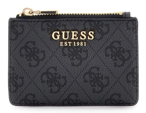 GUESS Laurel II SLG Card Case Coal Logo