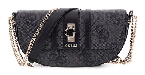 GUESS Erenia Convertible Crossbody Flap Coal Logo