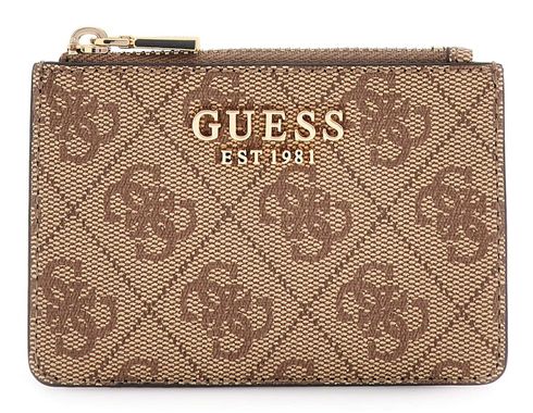 GUESS Laurel II SLG Card Case Latte Logo