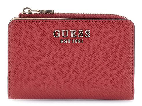 GUESS Laurel II SLG Zip Around Card Case Garnet