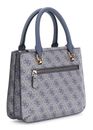 GUESS Noelle II Multi Compartment Satchel S Slate Logo