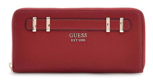 GUESS Gregoria SLG Large Zip Around Wallet L Red