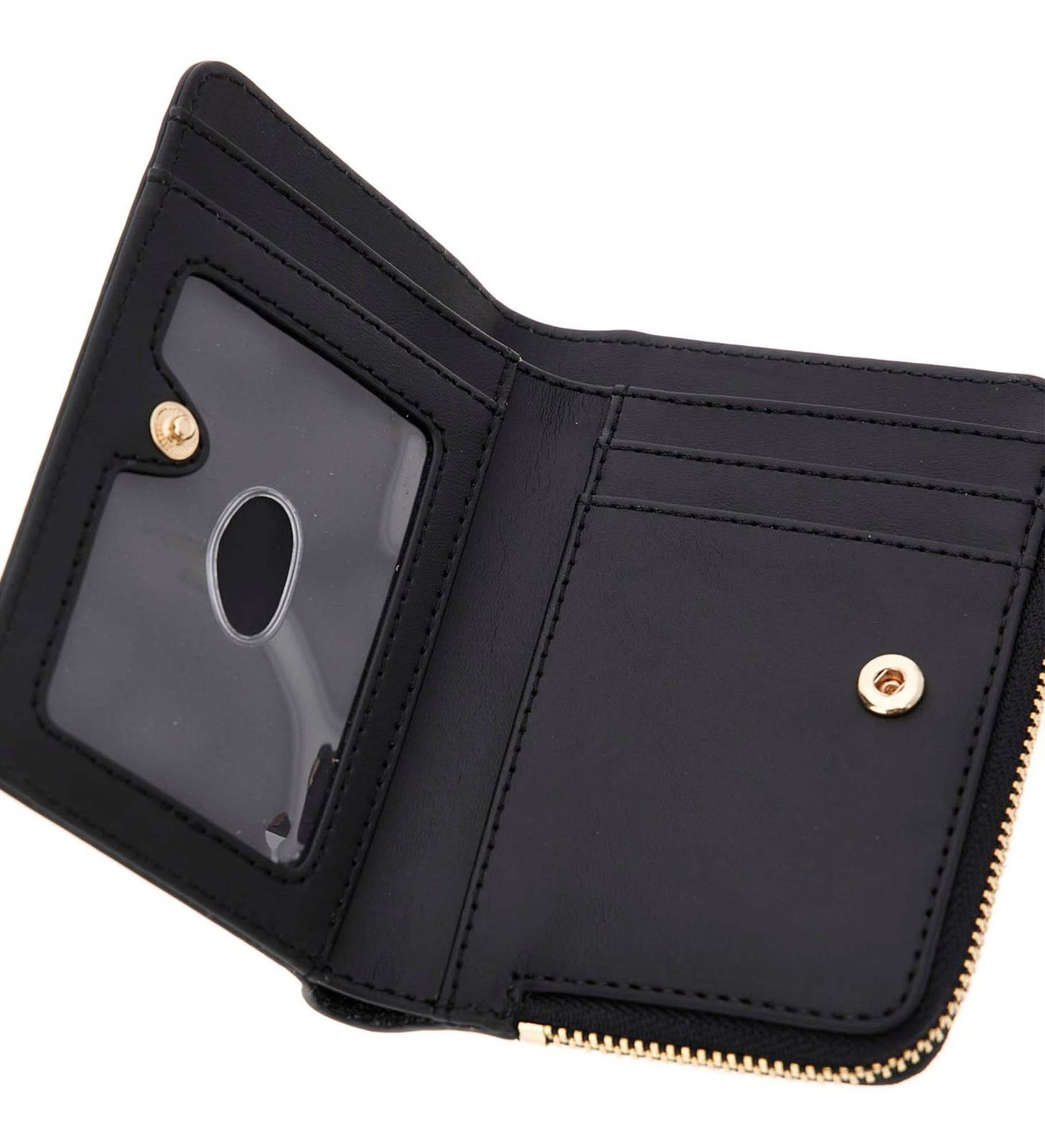 GUESS Laurel II SLG Zip Around Card Case Coal Logo GUESS Laurel II SLG Zip Around Card Case Coal Logo