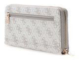 GUESS Laurel II SLG Large Zip Around Wallet L Dark Taupe Logo GUESS Laurel II SLG Large Zip Around Wallet L Dark Taupe Logo
