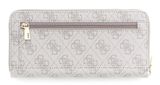 GUESS Laurel II SLG Large Zip Around Wallet L Dark Taupe Logo GUESS Laurel II SLG Large Zip Around Wallet L Dark Taupe Logo
